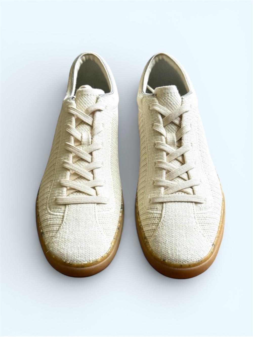 ROTHY’S Limited Edition Hemp Collection Cream and Tan Sneakers Size 10 Women